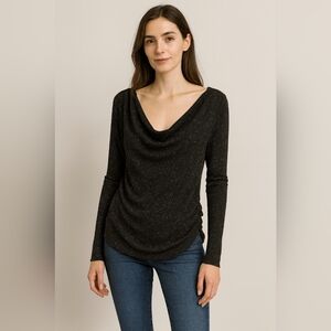 Daytrip Black Long Sleeve Top